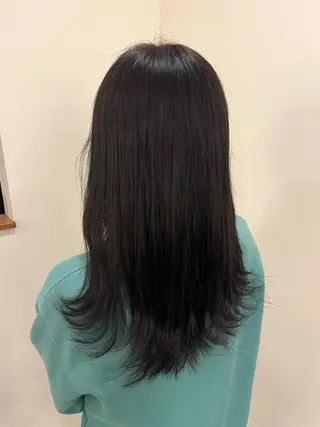 セミロング 坂 瑞希のヘアスタイル