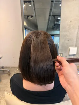 ミディアム カラー ブラウンカラー特化/ 艶✖️上品/修生のヘアスタイル