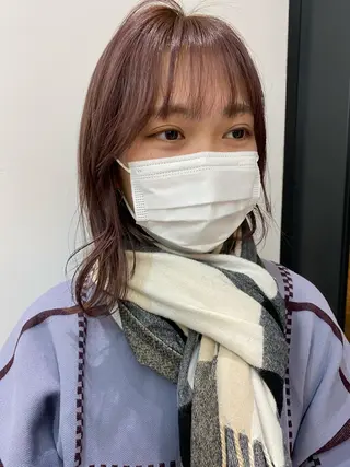 ミディアム カラー ヒラノホナミ 🫧艶髪🫧髪質改善のヘアスタイル