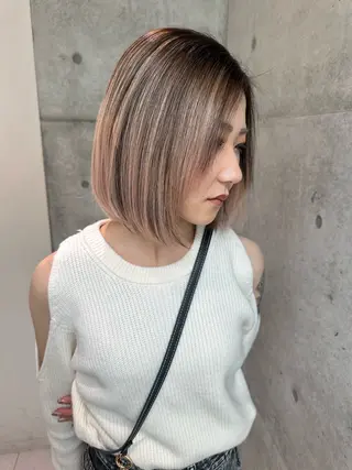 ショート カラー 北九州①の艶髪師♥️ ♣️♦️♠️翔大のヘアスタイル