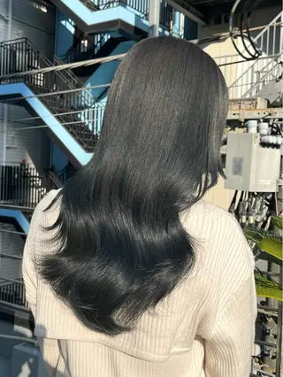 ロング カラー パーマ ヘアアレンジ メンズ 💎髪質改善特化💎 RUITOのヘアスタイル