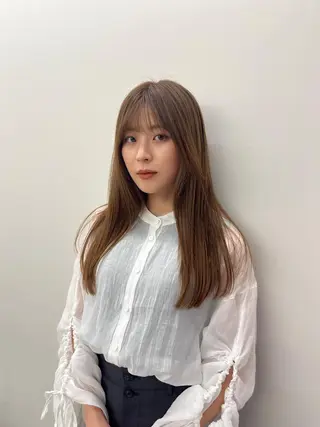 ロング カラー 韓国好き🇰🇷 美容師MIKUのヘアスタイル