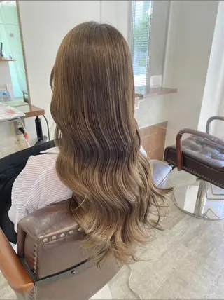 ロング 似合わせバランス得意 青野さくらのヘアスタイル