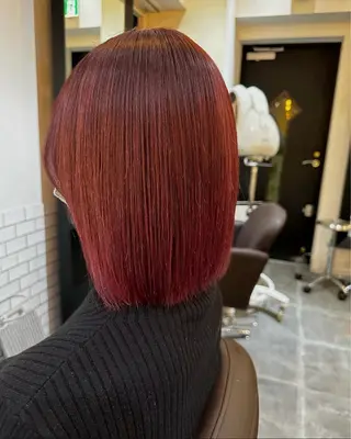 セミロング カラー 似合わせひなた🐥 elima調布のヘアスタイル
