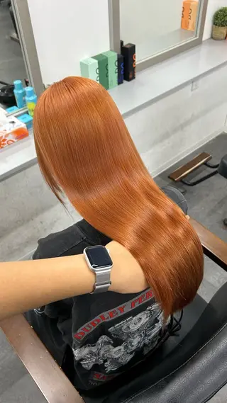 ロング カラー 艶髪✖️ハイトーン 🫧YURIA🫧のヘアスタイル