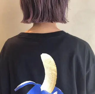 ミディアム カラー yajima Moemiのヘアスタイル