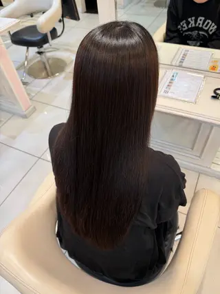 ロング ツヤ重視 ワンカラー🫧Mioのヘアスタイル
