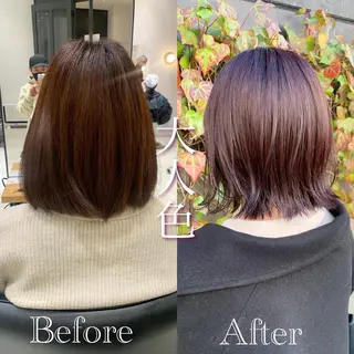ショート カラー 髪質改善 RYOのヘアスタイル