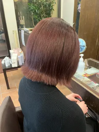 ミディアム 水野 真伽のヘアスタイル