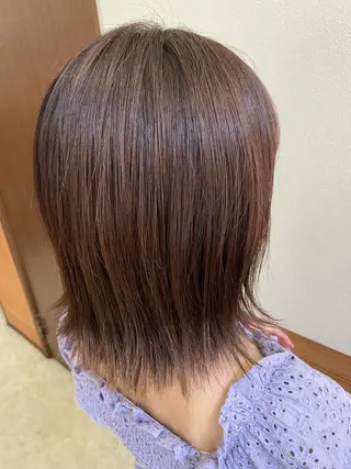 ミディアム 平田 怜のヘアスタイル