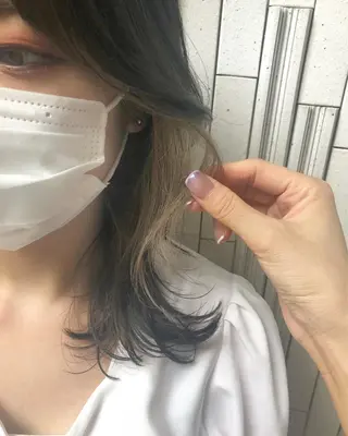 ミディアム カラー 🍊新宿南口🍊 ERINAのヘアスタイル