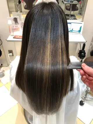 セミロング 美髪矯正/髪質改善 toshinariのヘアスタイル