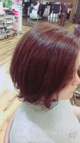カラー 🫧MANA🫧縮毛 矯正モデル募集中🧡のヘアスタイル