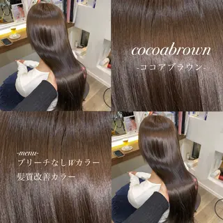 ロング 🎀ハイトーン/ 艶カラー/夕月🎀のヘアスタイル