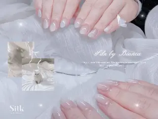 ネイル 🎀Silk by Bianca甲地🎀のネイルデザイン
