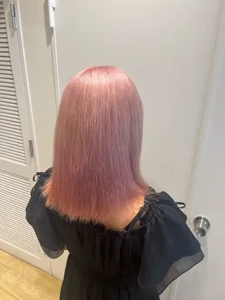 ミディアム カラー 新宿ハイトーン/ 透明感✨吉松大輝のヘアスタイル