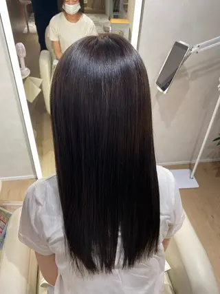 ロング 髪質改善ストレート ✂️前田龍之介のヘアスタイル