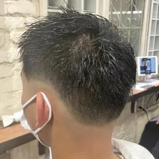 ショート メンズ メンズ/フェード/ バーバー/盛山大地のヘアスタイル