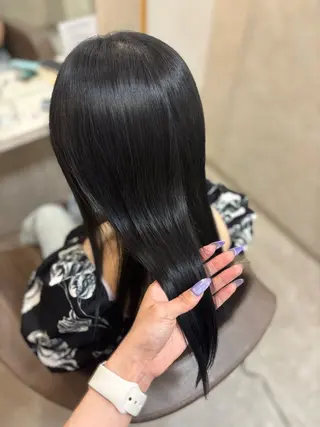 セミロング カラー 韓国ヘア♡髪質改善♡ エクステ♡YUKIのヘアスタイル