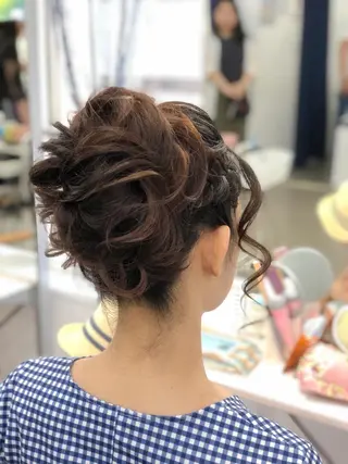 セミロング ヘアセット専門店 佐藤のヘアスタイル