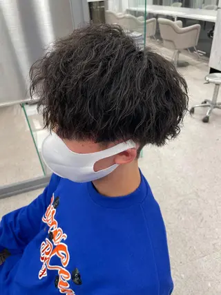 パーマ メンズ 京都河原町 メンズパーマ助川龍哉のヘアスタイル
