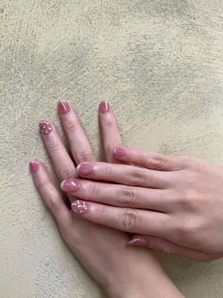 ネイル なぽ ❤︎長さだし / 韓国nailのネイルデザイン
