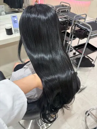 セミロング カラー 💟RINNA 艶カラー💟のヘアスタイル
