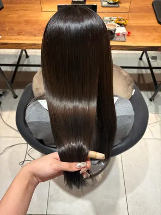 ロング カラー 髪質改善✨透明感 カラー/大木南美のヘアスタイル