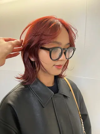 ショート カラー 朝が楽になるパーマ /ミリヤのヘアスタイル