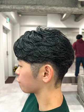 パーマ メンズ メンズ特化ニュアンス パーマ RYOのヘアスタイル