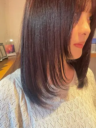 ミディアム たかはし はるかのヘアスタイル
