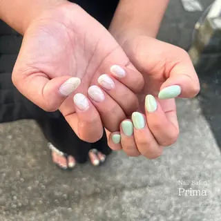 ミディアム ネイル SalonPrima 西院Nail&Eyeのネイルデザイン