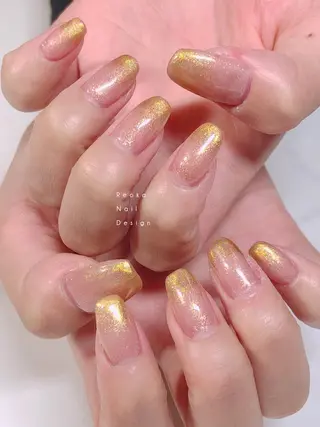セミロング ネイル Blowe ニュアンスのネイルデザイン