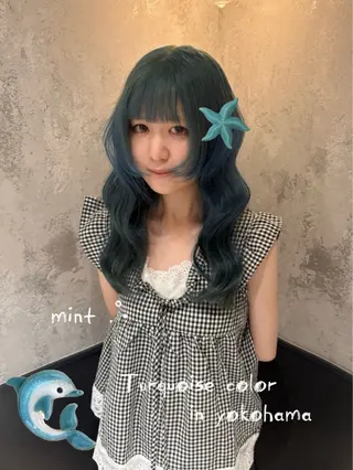 ヘアアレンジ 🎼デザインカラー ヘアメ たま🎀のヘアスタイル