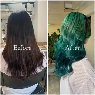 ロング カラー ムラ修正/ ハイトーン💖Riaのヘアスタイル