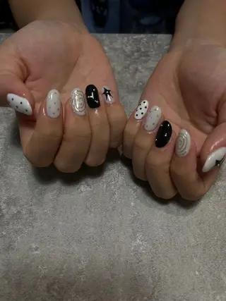ネイル kazane長さだし フィルイン♡持ち込みのネイルデザイン