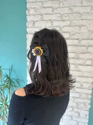 ミディアム ヘアアレンジ Lee Horie MIUのヘアスタイル