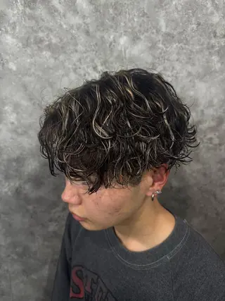 パーマ メンズ 💈メンズパーマ特化 店長望月謙二郎💈のヘアスタイル