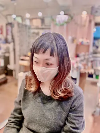 ミディアム ma-pa TAKESHIのヘアスタイル