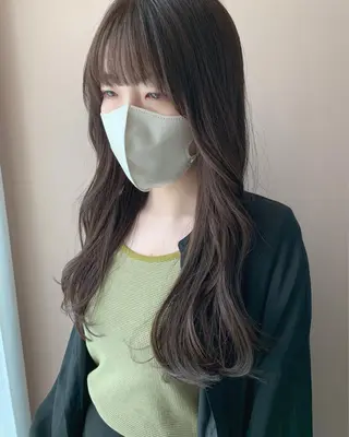 ロング カラー hubhair レイヤー/透明感のヘアスタイル