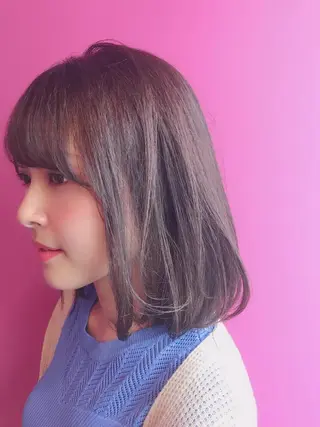 ミディアム ✨ブリーチマスター✨ オクヤマヨウスケのヘアスタイル