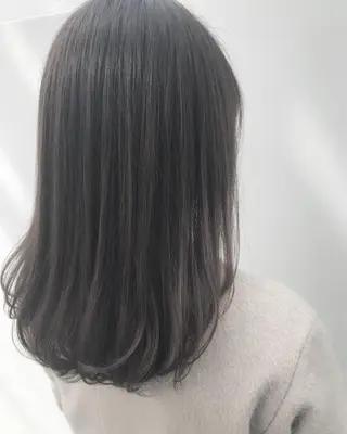 セミロング カラー 髪質改善🌟 TAKERUのヘアスタイル