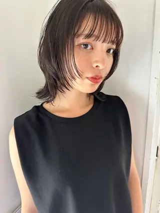 ミディアム 宮﨑 あかねのヘアスタイル