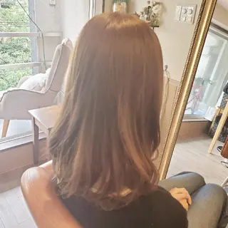 ロング カラー spa hair ark 富井直美のヘアスタイル