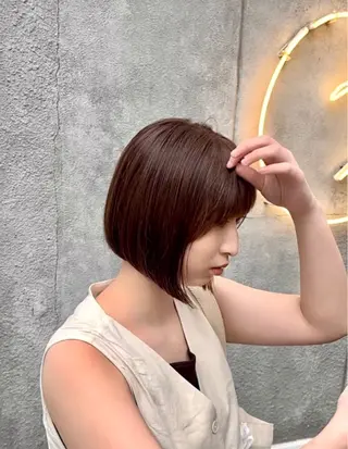 ショート カラー 似合わせレイヤー✄﻿ ヨシノ マサキのヘアスタイル