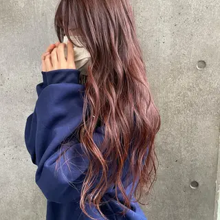 ロング カラー もりたみかこ 美容師お休み中のヘアスタイル