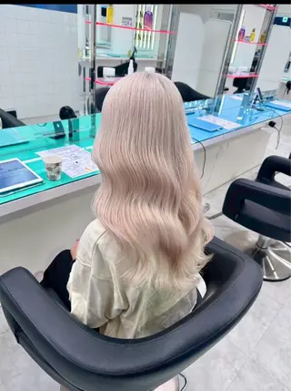 ロング カラー ヘアアレンジ 🧸ミルクティー特化 🧸MASAKIのヘアスタイル