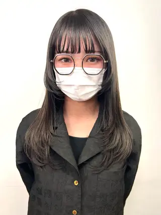 ミディアム 【ロングウルフカット 姫カット】伊藤裕哉のヘアスタイル
