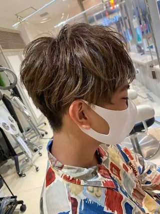カラー メンズ 似合う髪型見つけます AYAKAのヘアスタイル