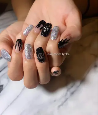 ネイル ネイルルームリッカ 𝐦𝐚𝐲𝐮のネイルデザイン